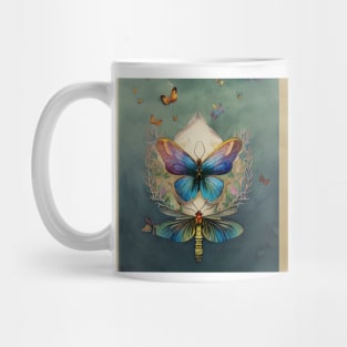 Botanical Watercolor Butterfly Mug